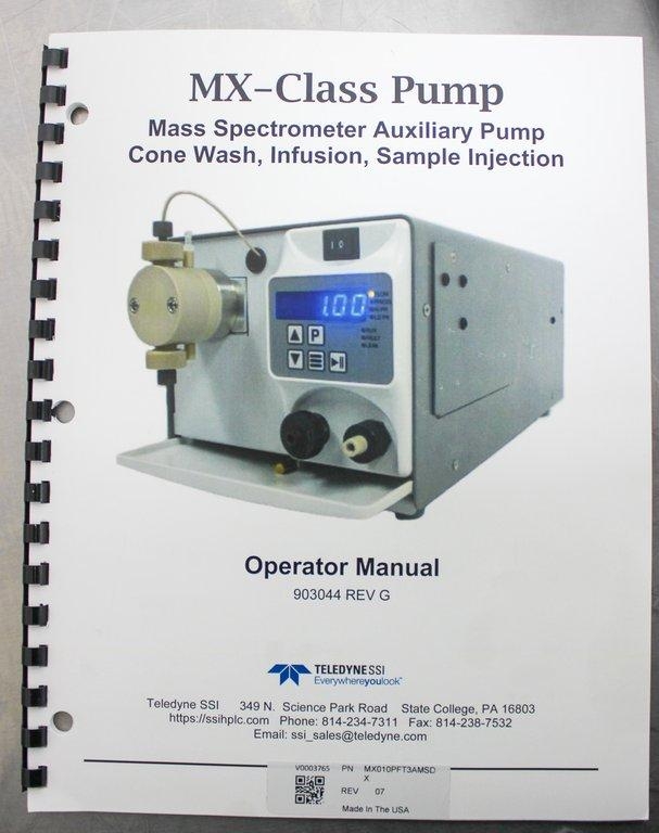 Thermo Dionex AXP-MS Aux Pump MX010PFT3AMS Metering Pump, Includes Cables