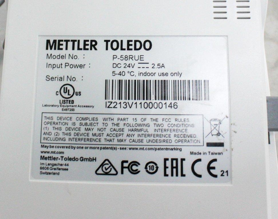 Mettler Toledo P-58RUE Printer Thermal Statistics USB/RJ45