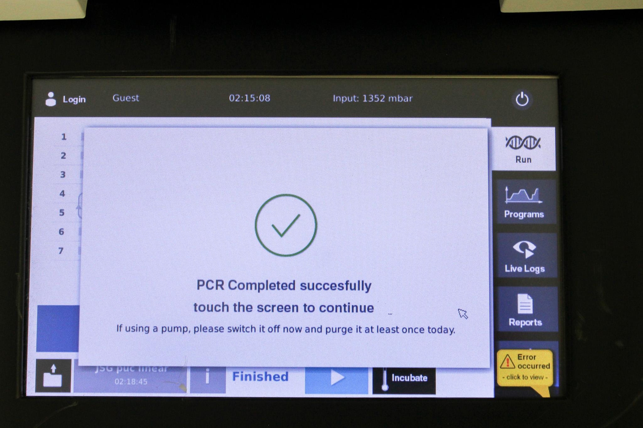 Stilla Naica Geode Prism3 DNA PCR Analyzer 12 Samples 10-95C Digital Quantification