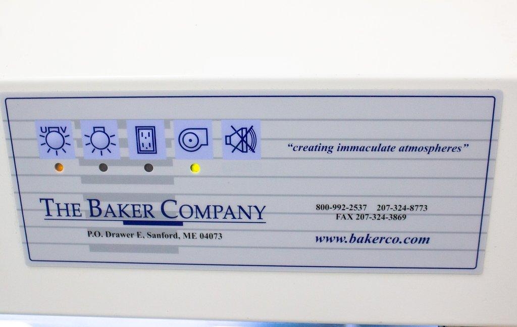 Baker SG603A HE Biosafety Cabinet Hood UV Light Base Stand Good Cond