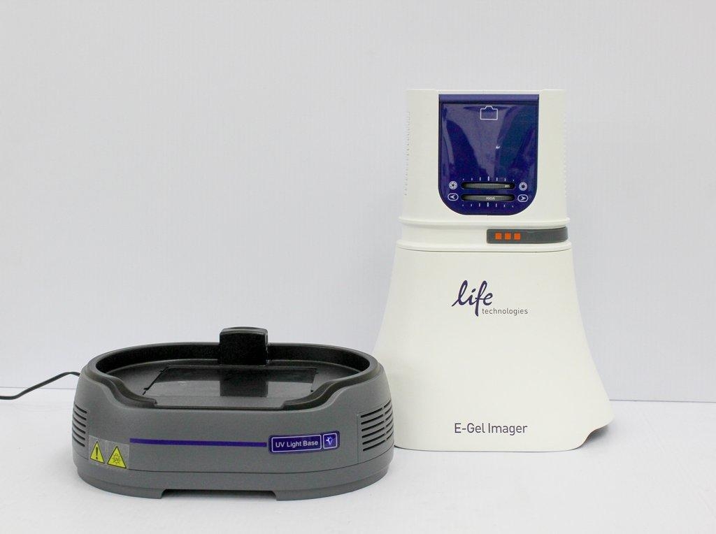 Life Technologies E-Gel Imager Camera Hood w/ Blue Light Base - Good Condition