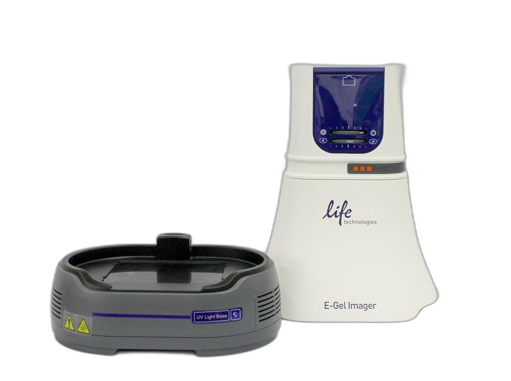 Life Technologies E-Gel Imager Camera Hood with Light Base, 120V, Good Condition