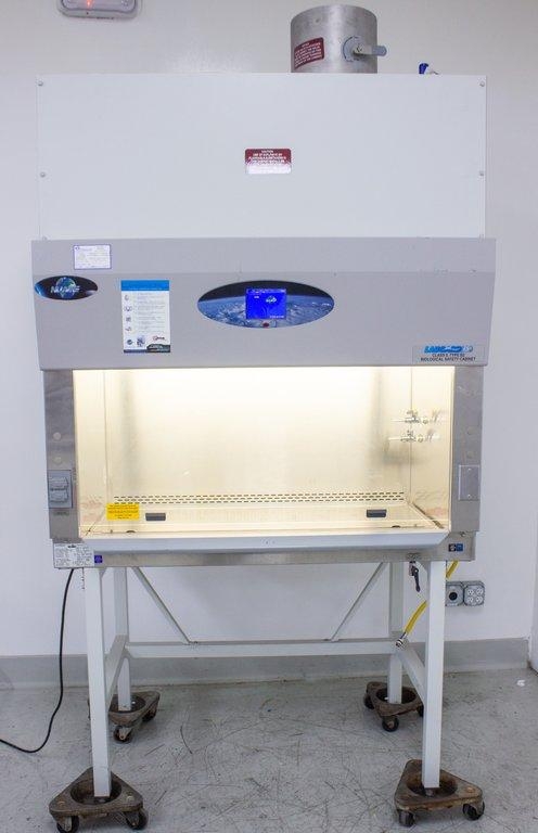 NuAire NU-430-400 Biosafety Cabinet Type B2 Chemical Resistance 4ft