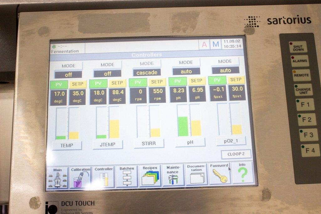 Sartorius BioStat C-DCU Stainless Steel Bioreactor Fermentor 110-230V 00375