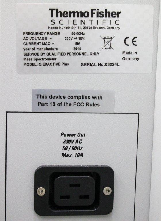 Thermo Q Exactive Plus Mass Spectrometer LC MS High Sensitivity Performance