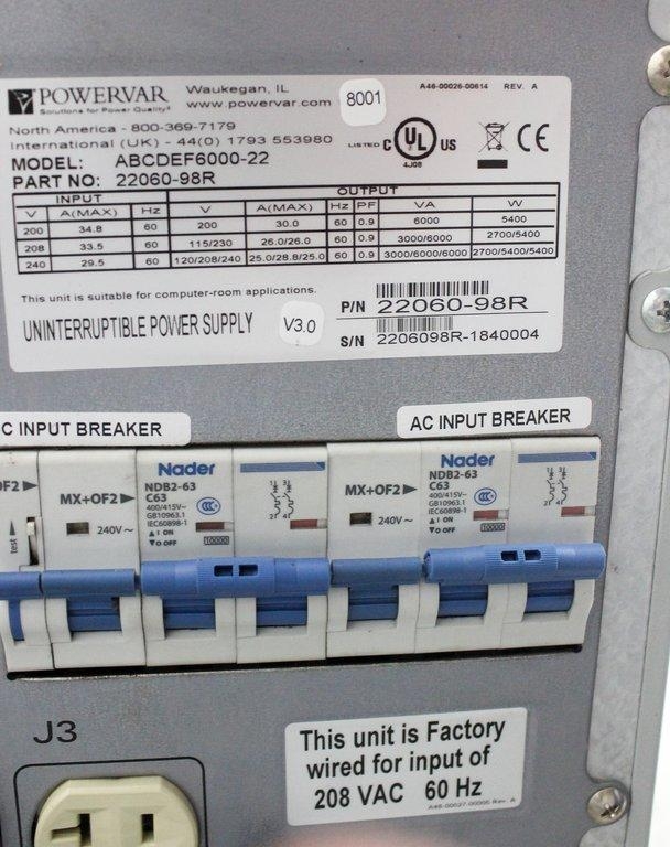Thermo Q EXACTIVE HF Mass Spectrometer System with Power Supply & Vacuum