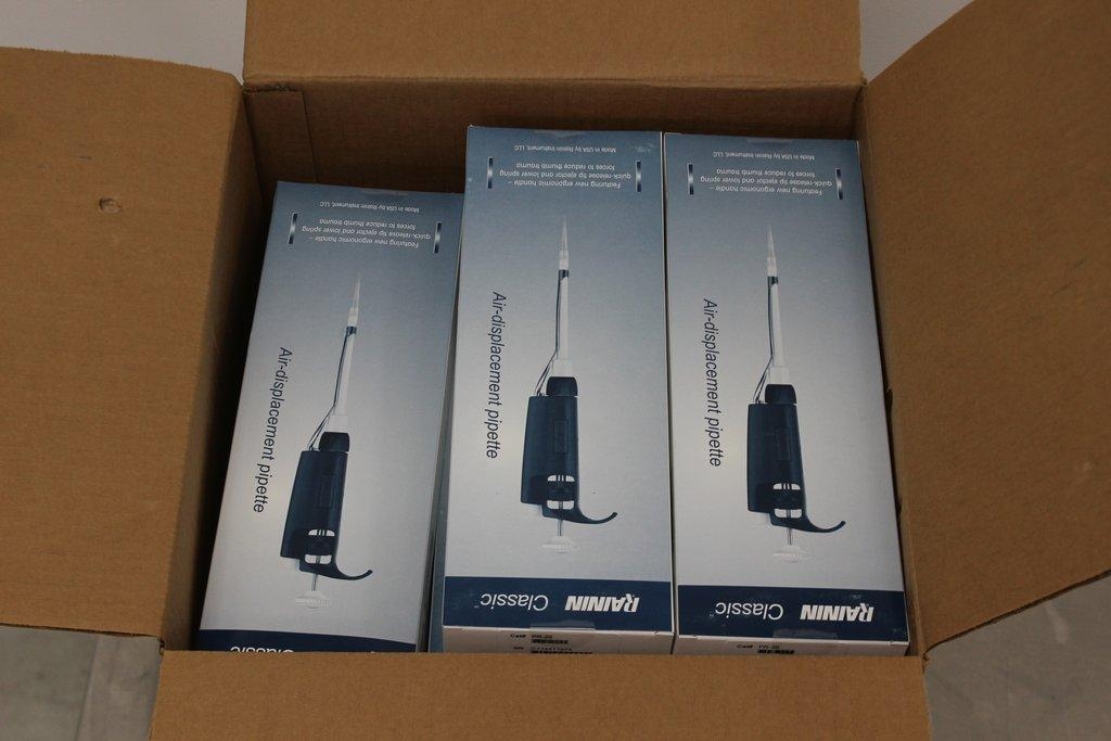 Rainin PR-20 Single Channel Pipettor Case of 25 High Precision Lab Tool