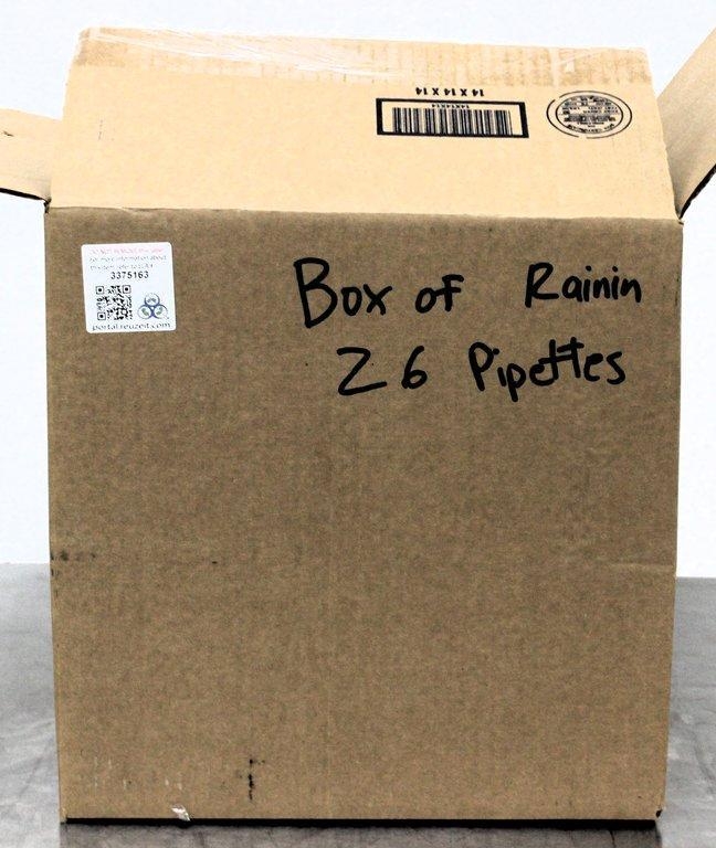 Rainin PR-20 Single Channel Pipettor Case of 25 High Precision Lab Tool