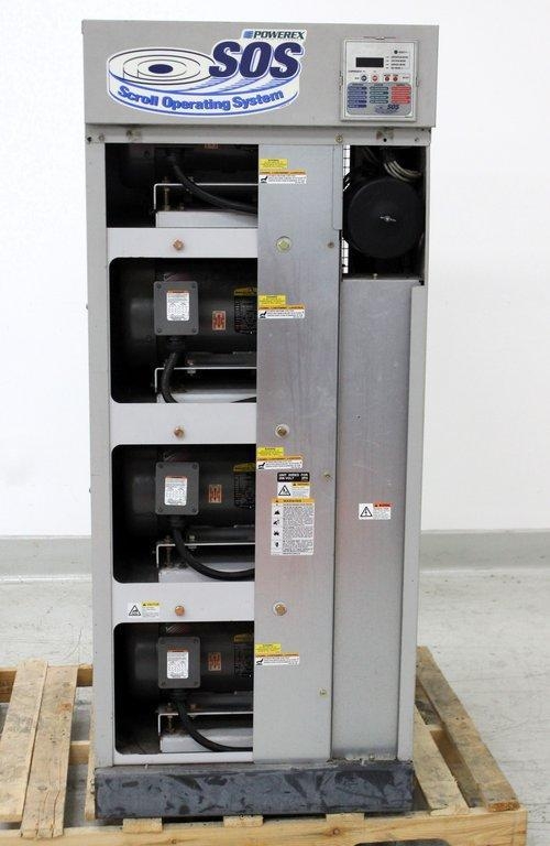 Powerex SEQ200720E 20HP Compressor 58.8 SCFM 116 PSI Oil Free Clean Air