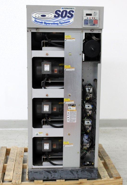 Powerex SEQ200720E 20HP Compressor 58.8 SCFM 116 PSI Oil Free Clean Air