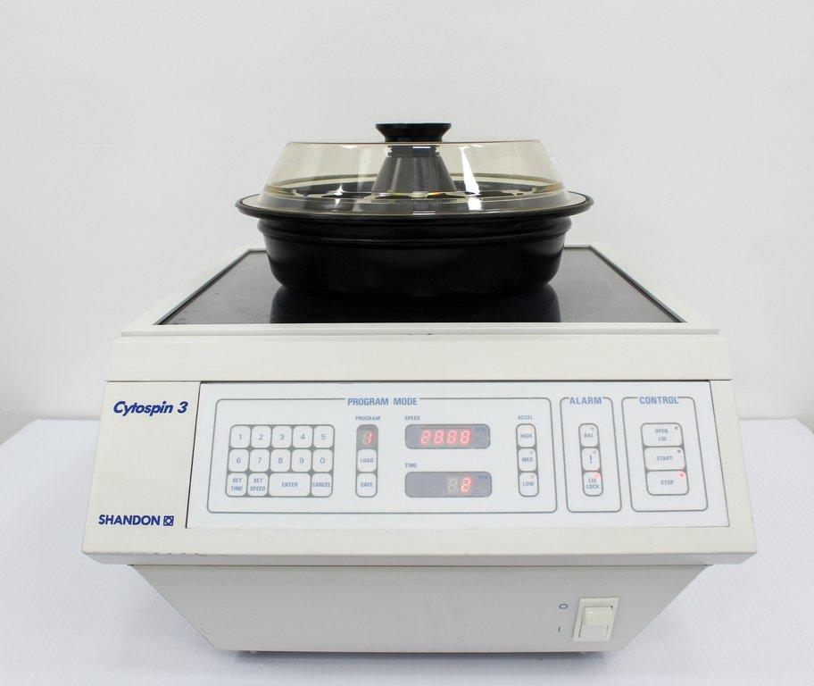 Shandon Cytospin 3 Cytocentrifuge Benchtop with Rotor 100-120V 5000 RPM System