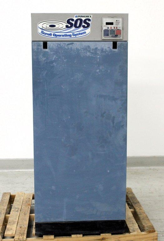 Powerex SEQ200720E 20HP Compressor 58.8 SCFM 116 PSI Oil Free Clean Air