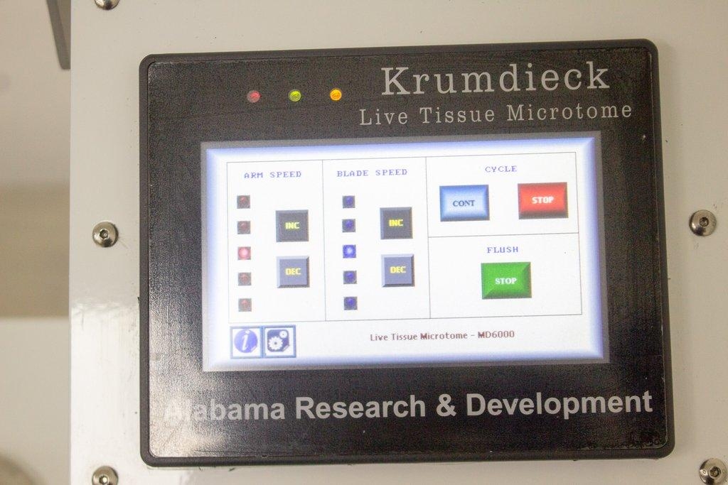 Alabama R&D MD6000 Tissue Slicer for Biochemical In Vitro Studies Good