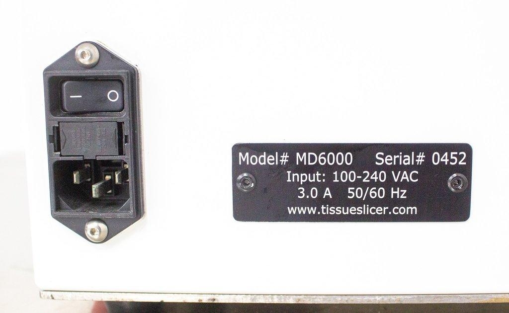 Alabama R&D MD6000 Tissue Slicer for Biochemical In Vitro Studies Good