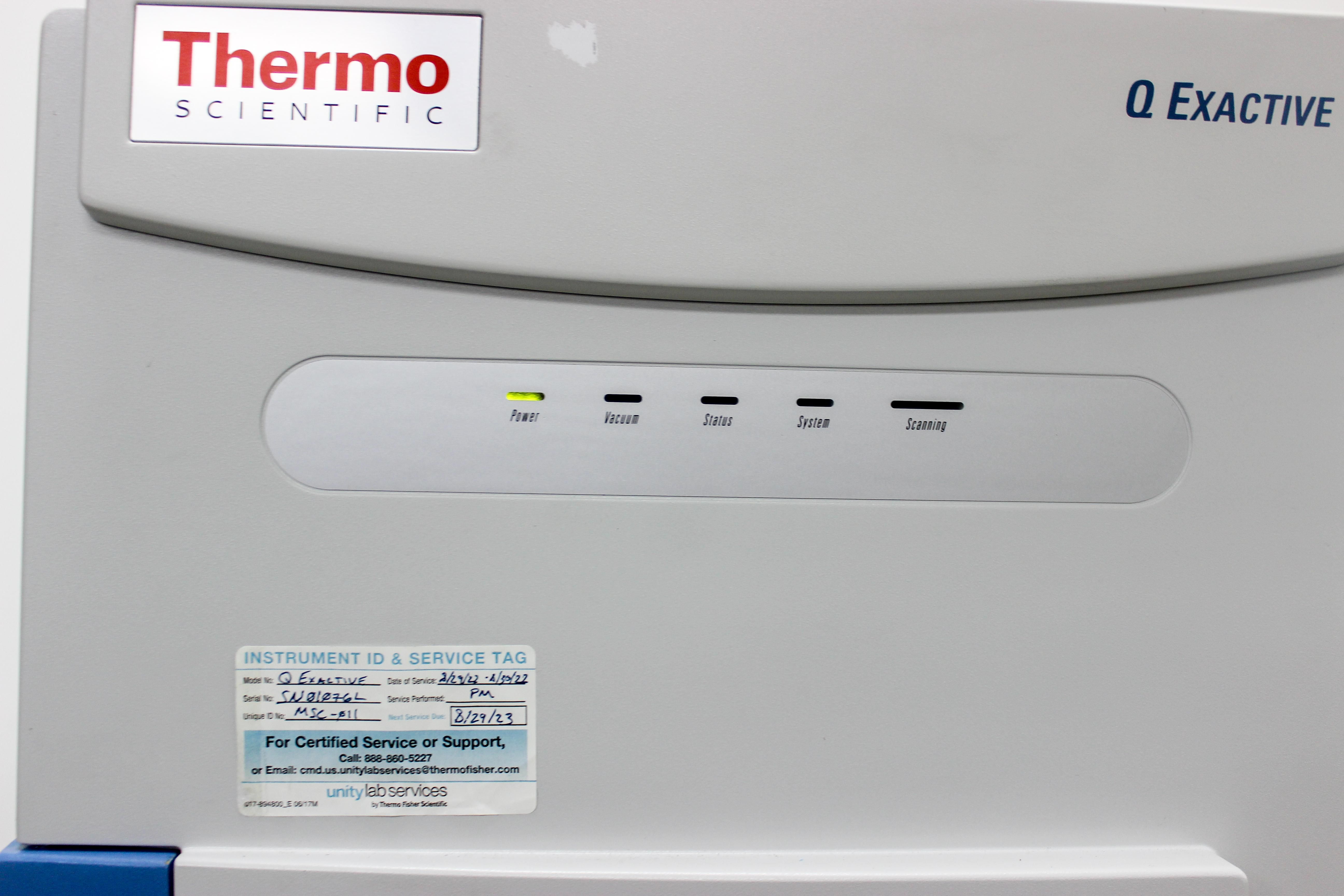 Thermo Q Exactive Mass Spectrometer LC-MS/MS Accurate Mass Data