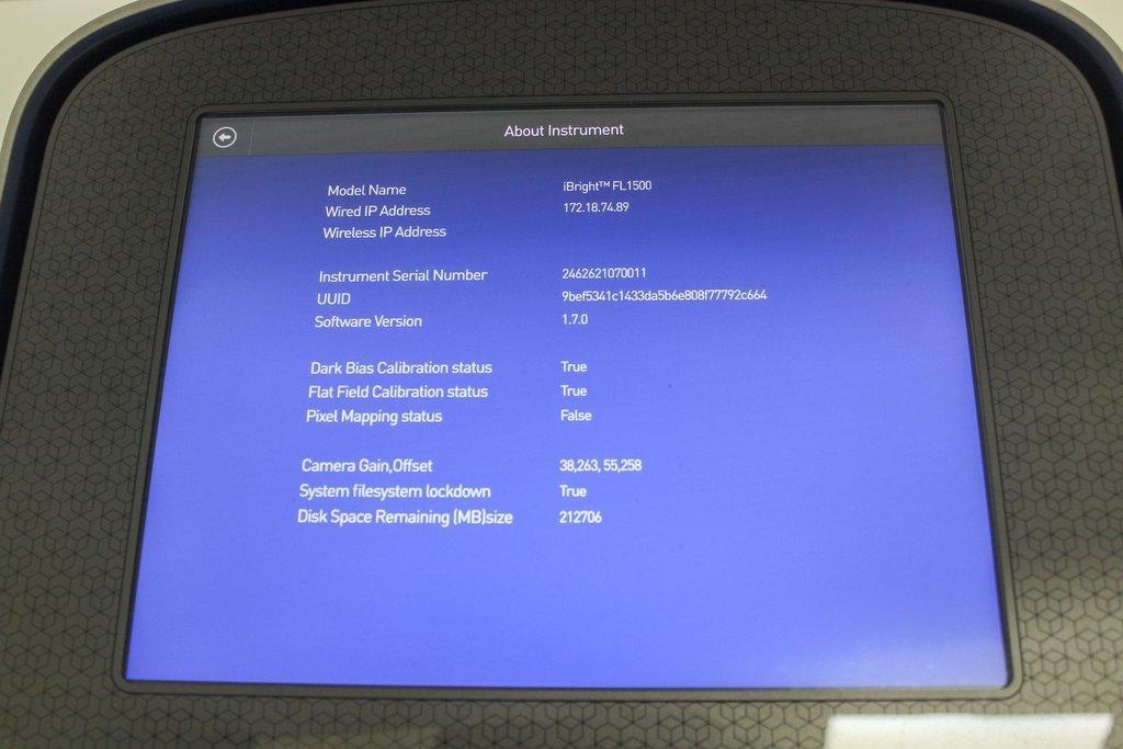 Invitrogen iBright FL1500 Imaging System Fluorescent Chemiluminescent Good