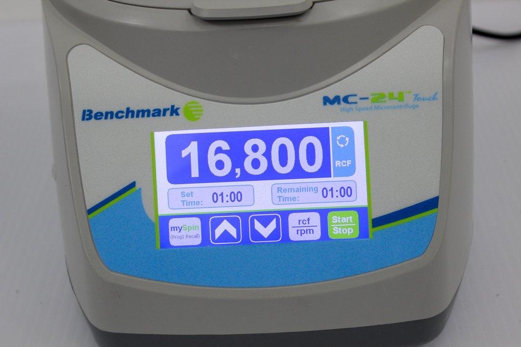 Benchmark MC-24 Touch High Speed Microcentrifuge 21500 RPM | Includes Cord