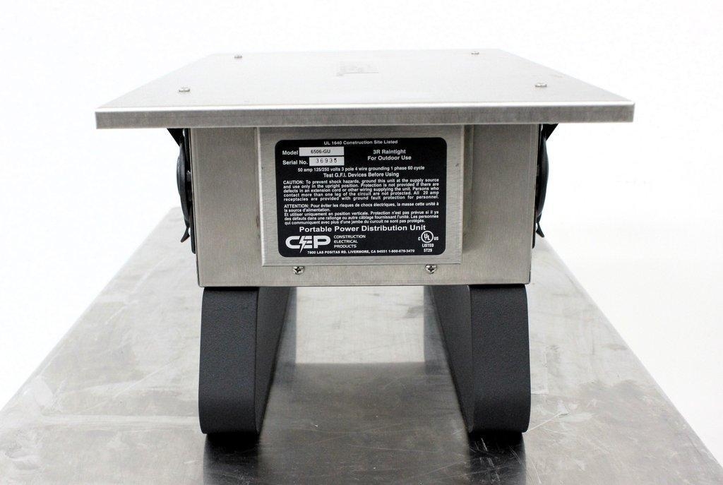 CEP 6506-GU Portable Power Distribution Unit Outdoor Temp Box Good Condition