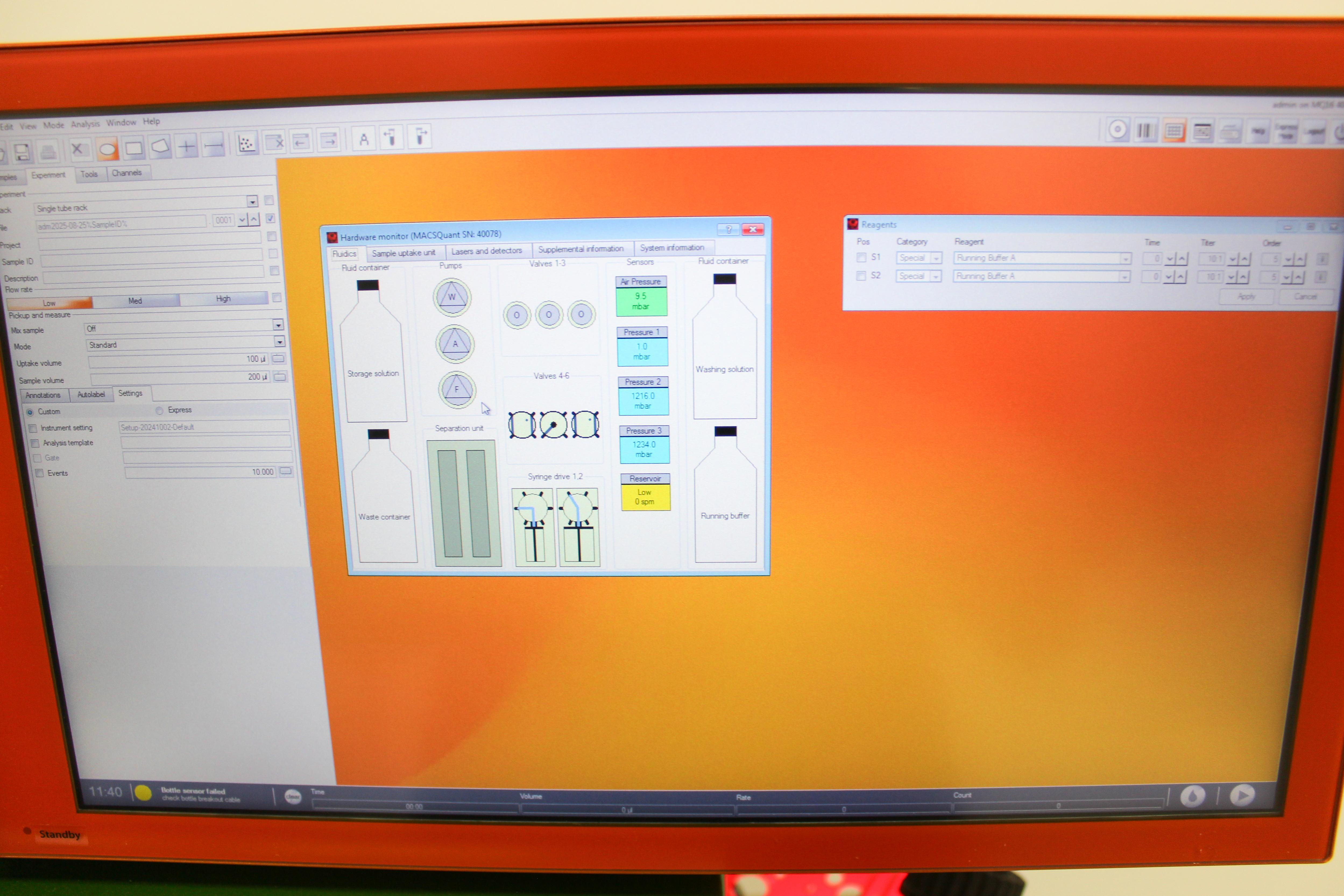 Miltenyi MACSQuant Analyzer 16 Flow Cytometry 16 Optical Parameters