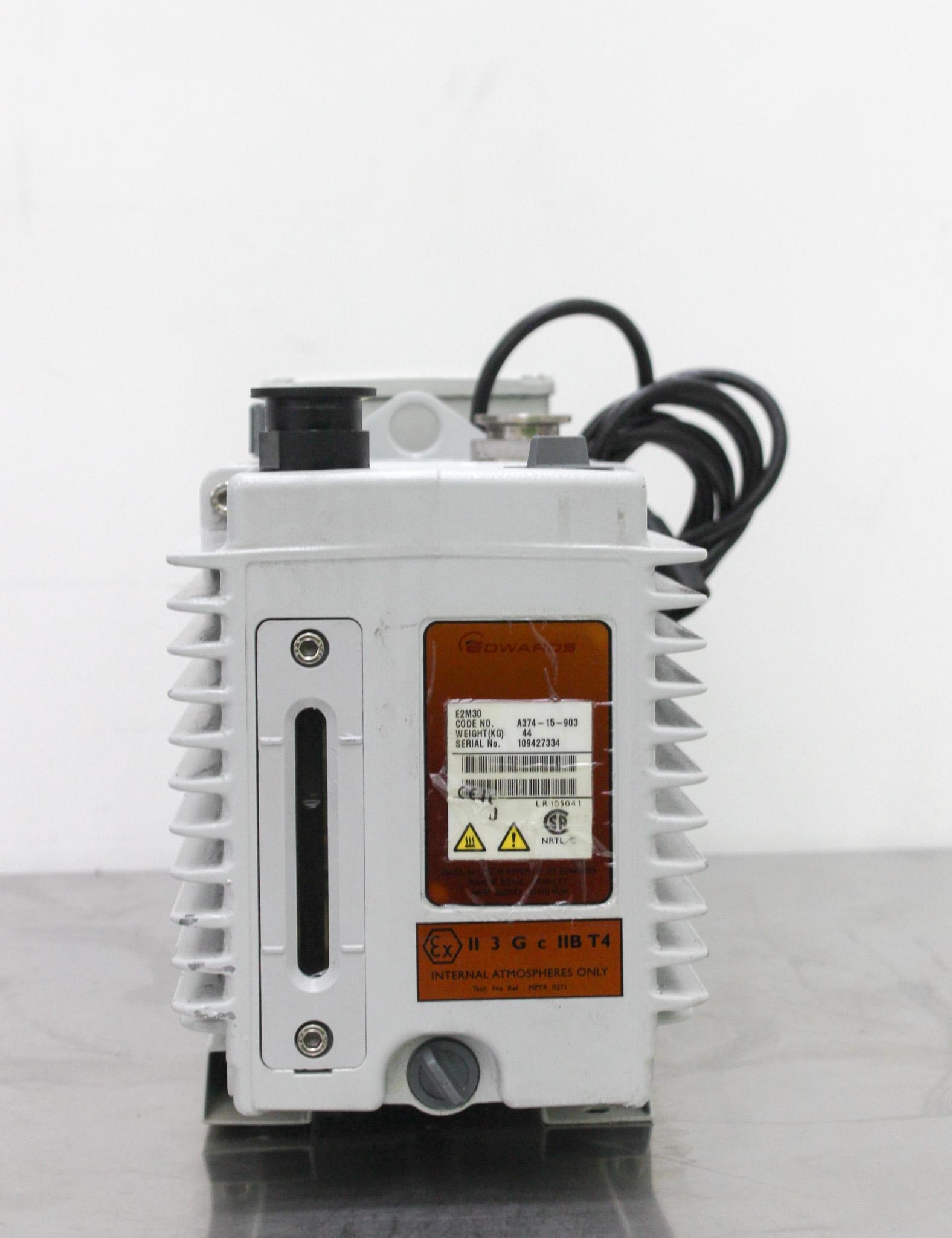 Edwards E2M30 Vacuum Pump - Strong Suction Smooth Operation 230V 100lb