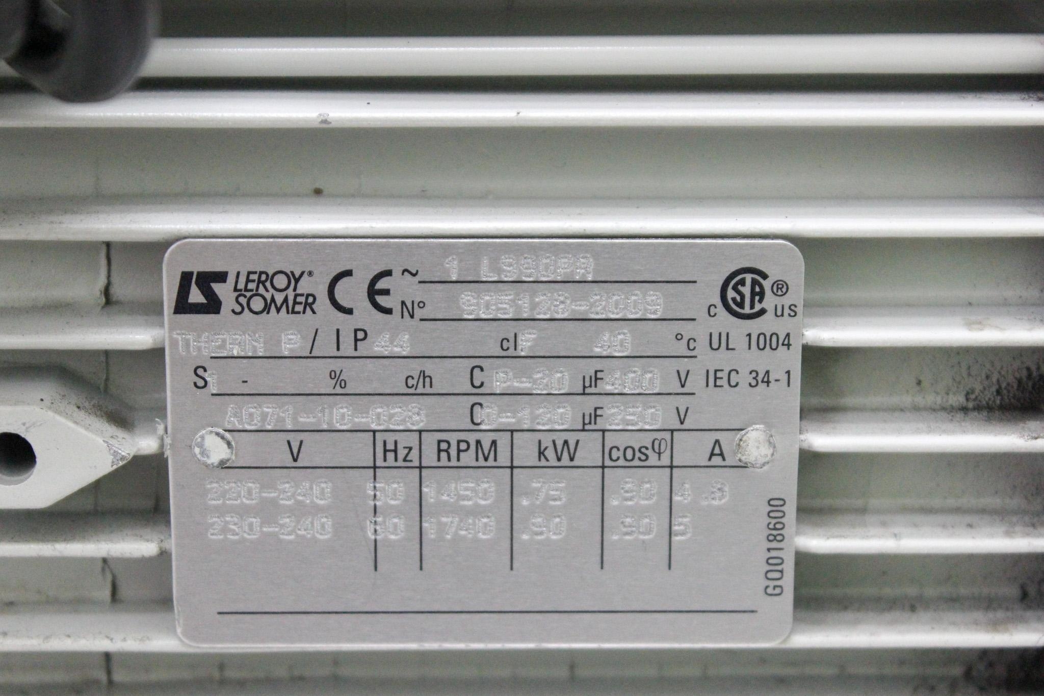 Edwards E2M30 Vacuum Pump - Strong Suction Smooth Operation 230V 100lb