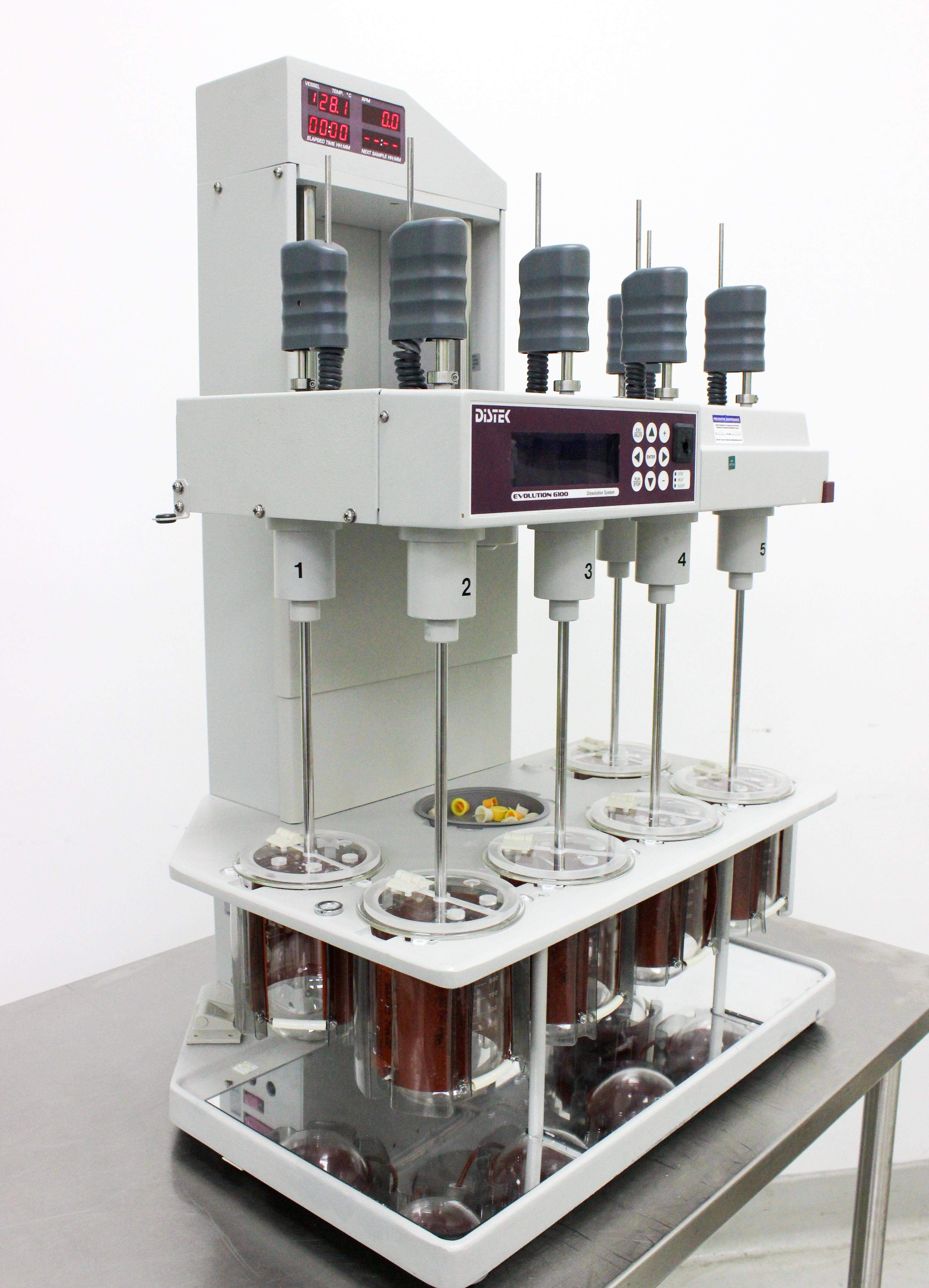 Distek Evolution 6100 Dissolution System Bathless Tech 37C 350RPM