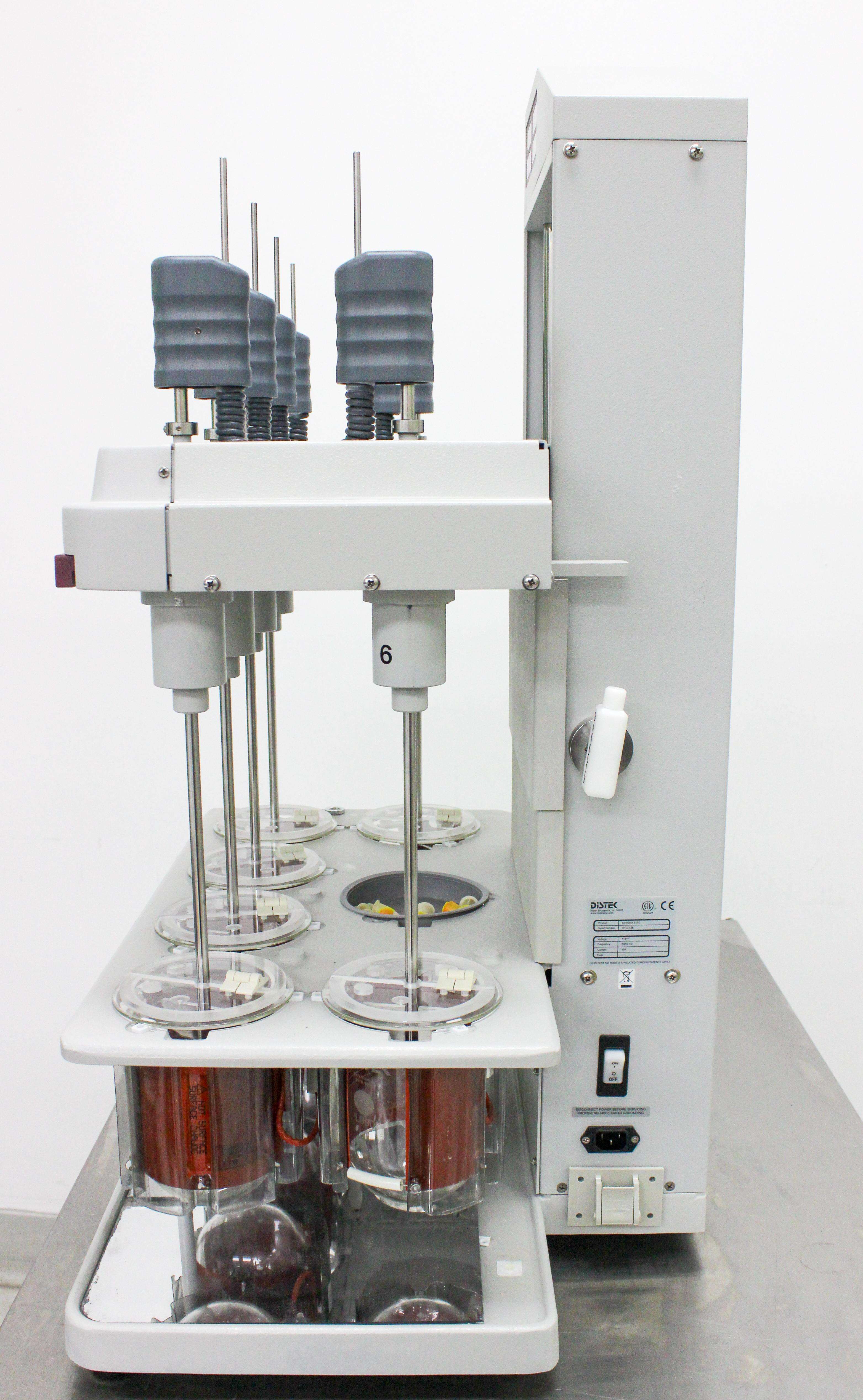 Distek Evolution 6100 Dissolution System Bathless Tech 37C 350RPM