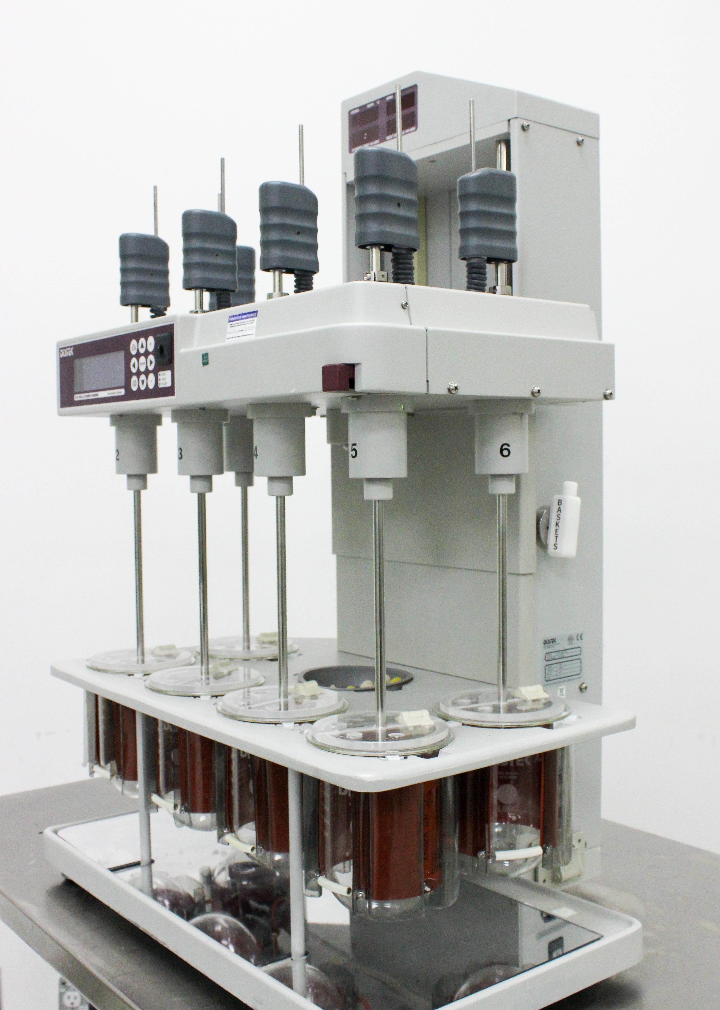 Distek Evolution 6100 Dissolution System Bathless Tech 37C 350RPM