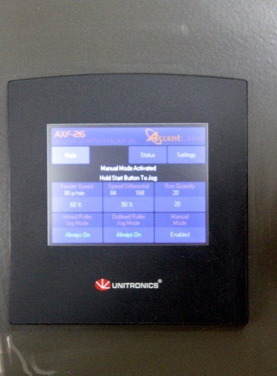 Accent AXF26 Automatic Feeder   Made 2021 120V 60Hz  