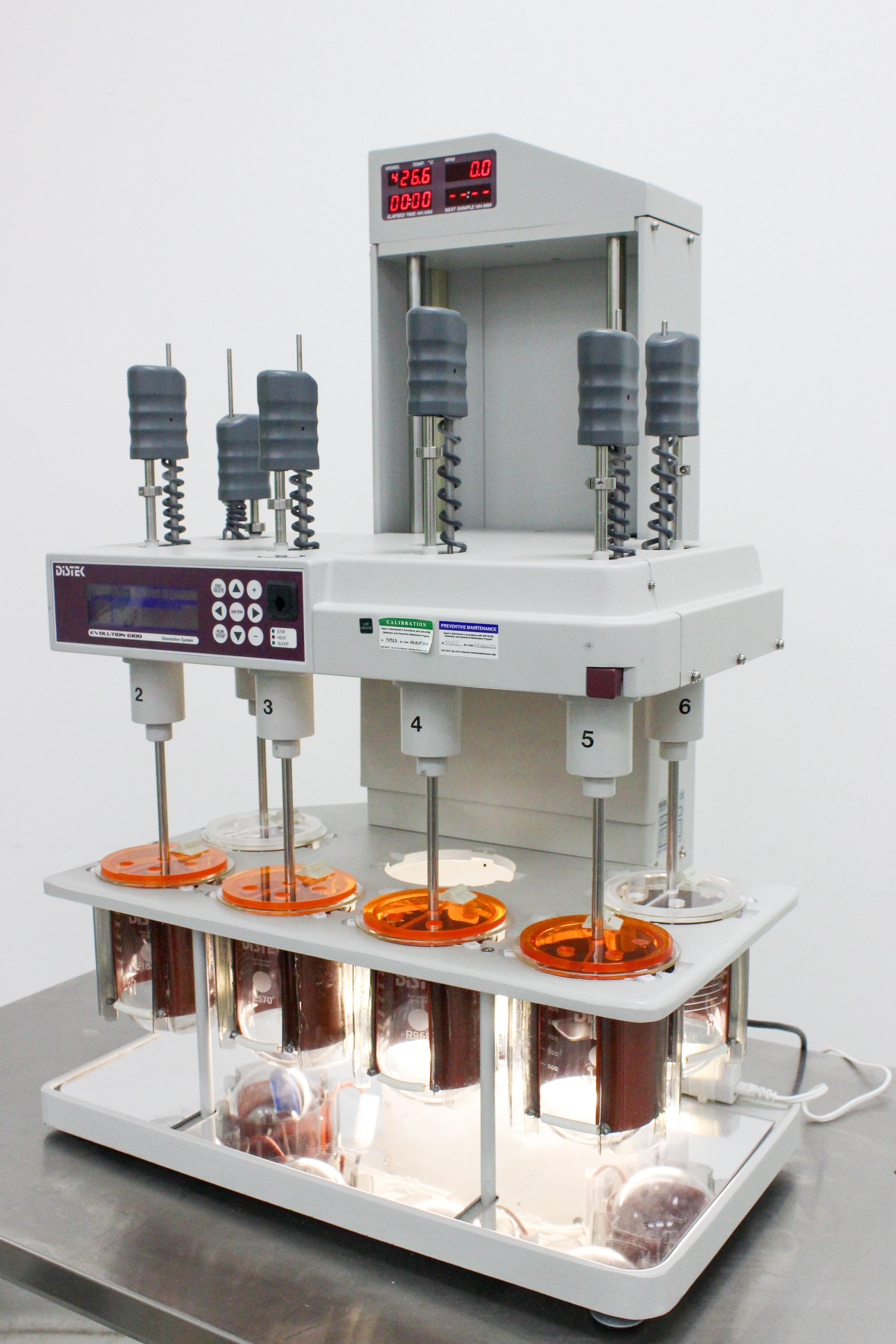 Distek Evolution 6100 Bathless Dissolution System with Temperature Control