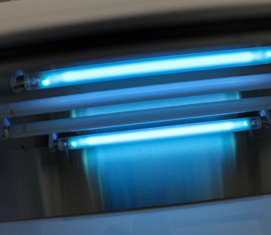 C.B.S. P-036-202 PCR Workstation Hood, 120V, Tested, Minor Wear, for Lab Use