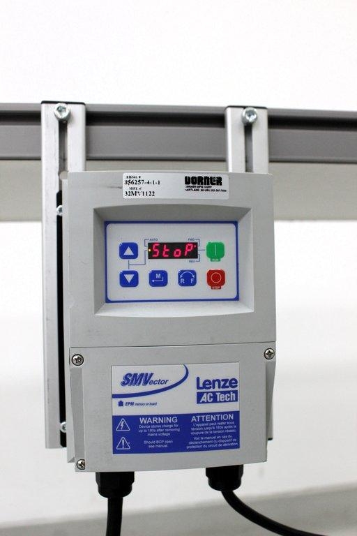 Dorner 22EDM16 Conveyor System with Inverter Drive Controller Gear Reducer