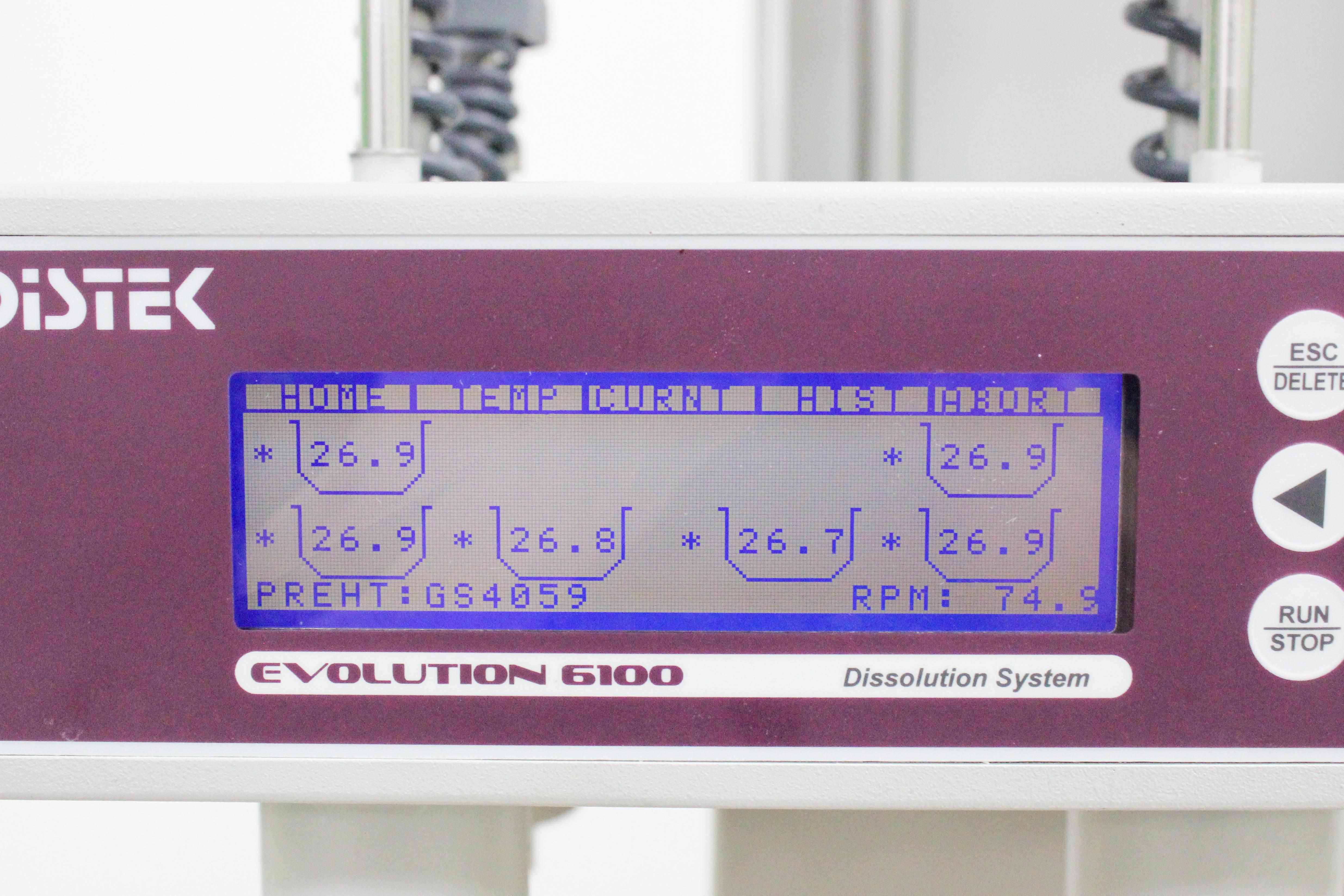 Distek Evolution 6100 Bathless Dissolution System with Temperature Control