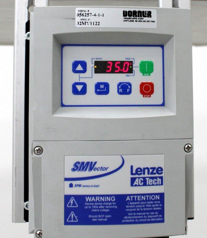 Dorner 22EDM16 Conveyor System with Inverter Drive Controller Gear Reducer