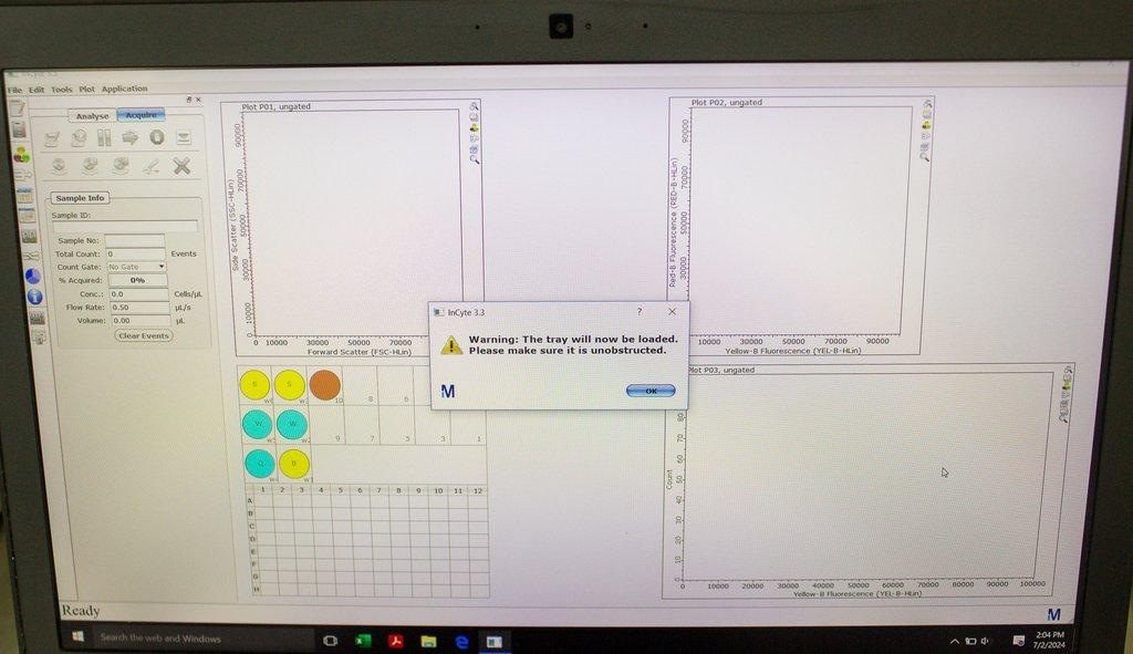 EMD Millipore Guava easyCyte HT Flow Cytometer High-Throughput Includes Software