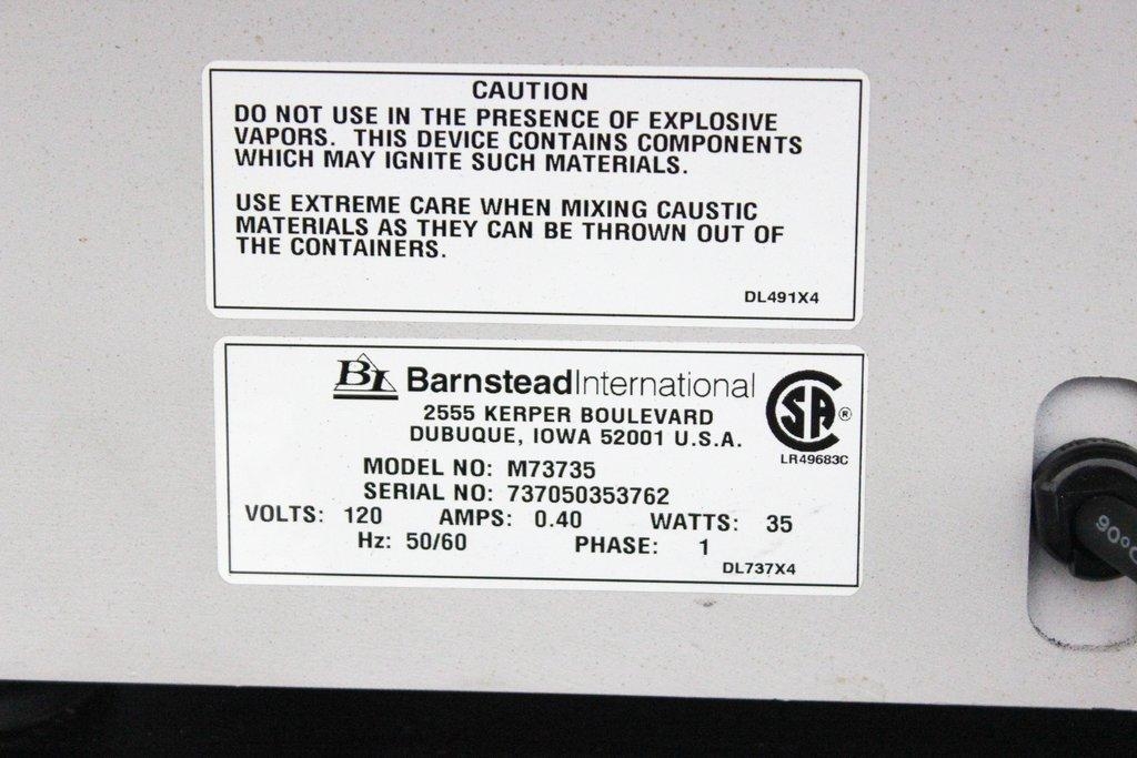 Barnstead M73735 Orbital Shaker 120V 60Hz Digital Oscillator In Use