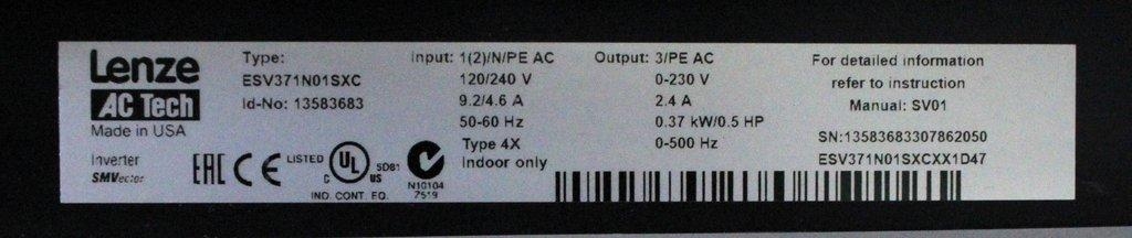 Dorner 22EDM16 Conveyor System with Inverter Drive Controller Gear Reducer