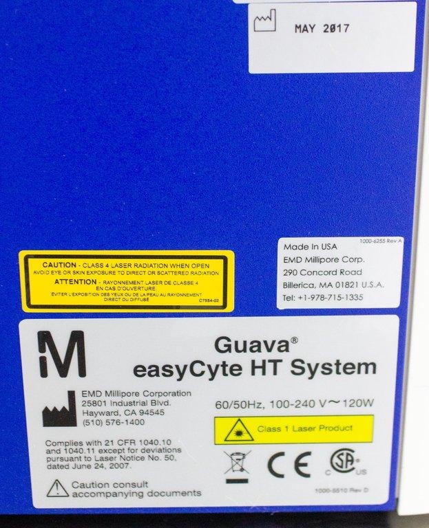 EMD Millipore Guava easyCyte HT Flow Cytometer High-Throughput Includes Software