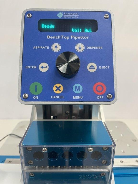 Sequence Precision Series Pipettor 250ul Liquid Handling Pipettor Powers On Functions
