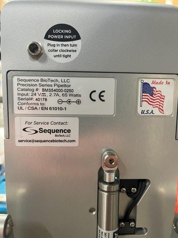 Sequence Biotech, LLC Precision Series Pipettor 250ul Lab Equipment