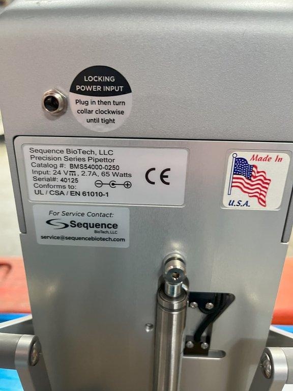 Sequence Biotech, LLC Precision series Pipettor 250ul - Laboratory Instrument