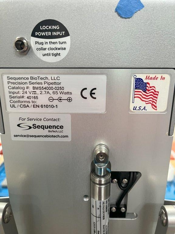 Sequence Precision 96 Channel Pipettor Liquid Handler 250uL VG Condition