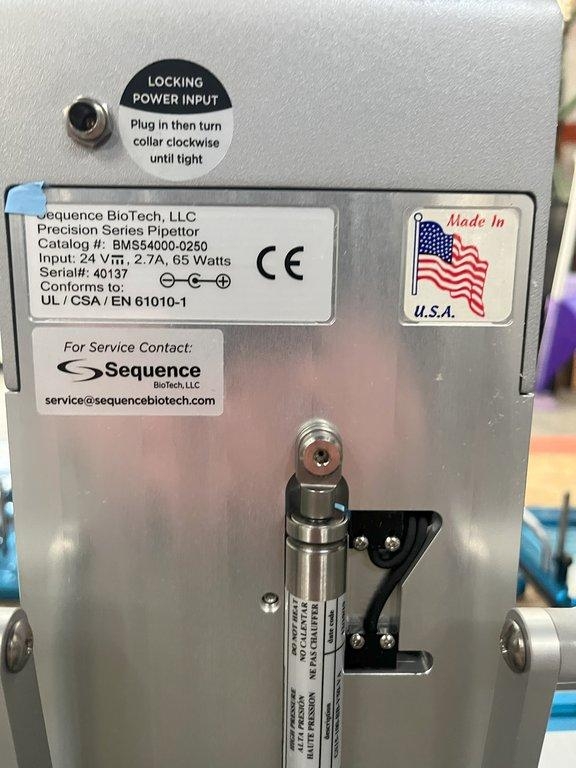 Sequence Precision Pipettor Precision 250ul for Lab Liquid Handling Equipment