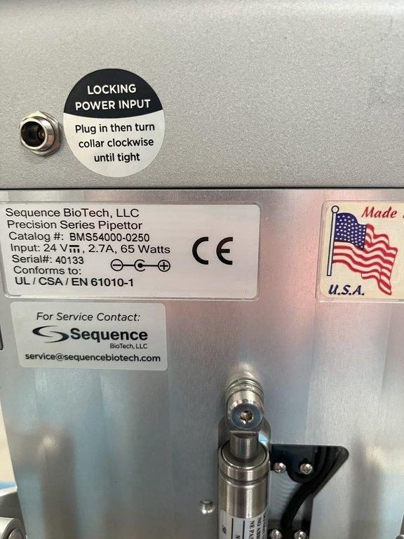 Sequence Biotech Pipettor Precision Series 250ul Liquid Handling Scientific