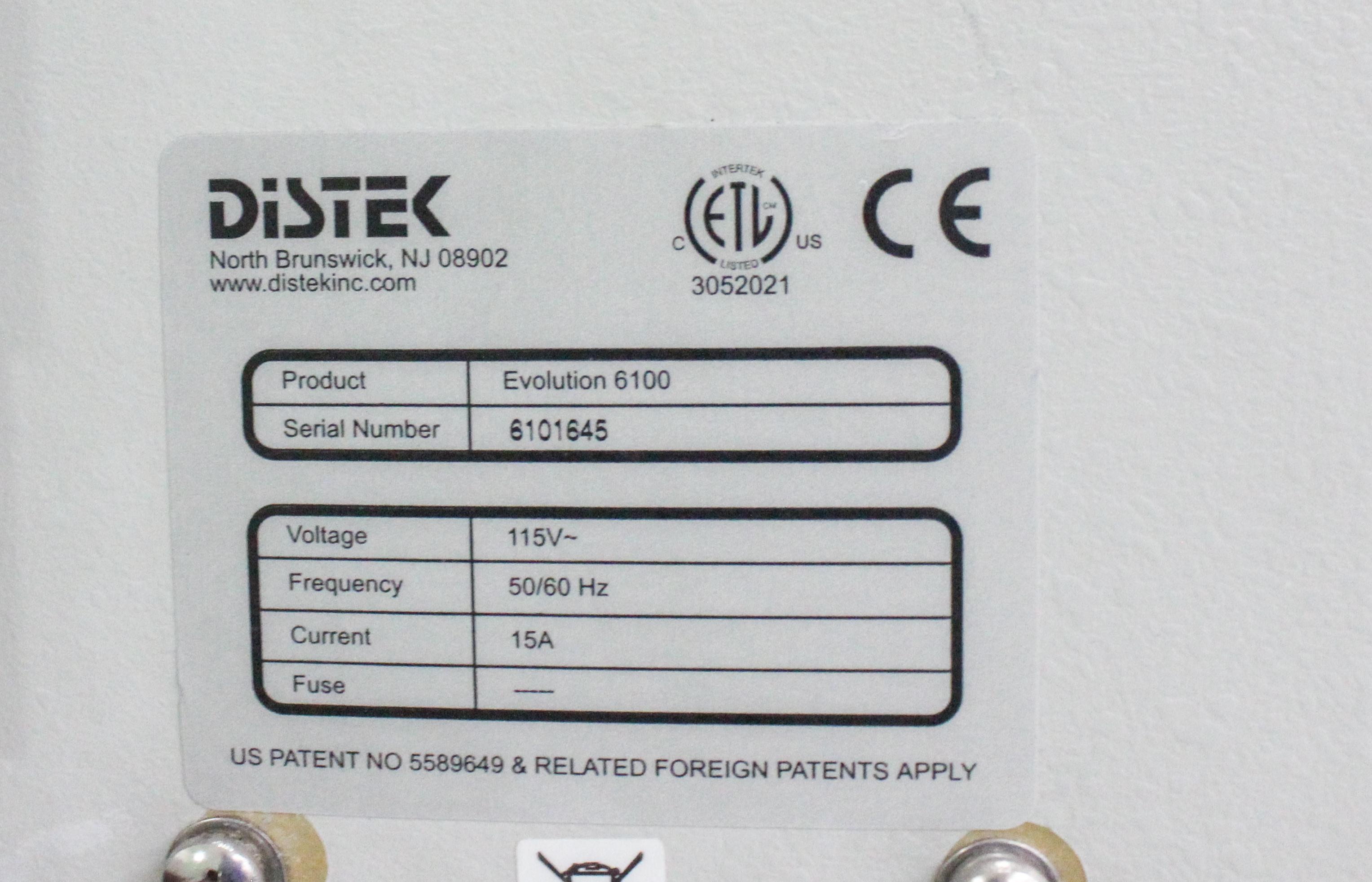 Distek Evolution 6100 Laboratory Chemistry Dissolution System Bathless Tech