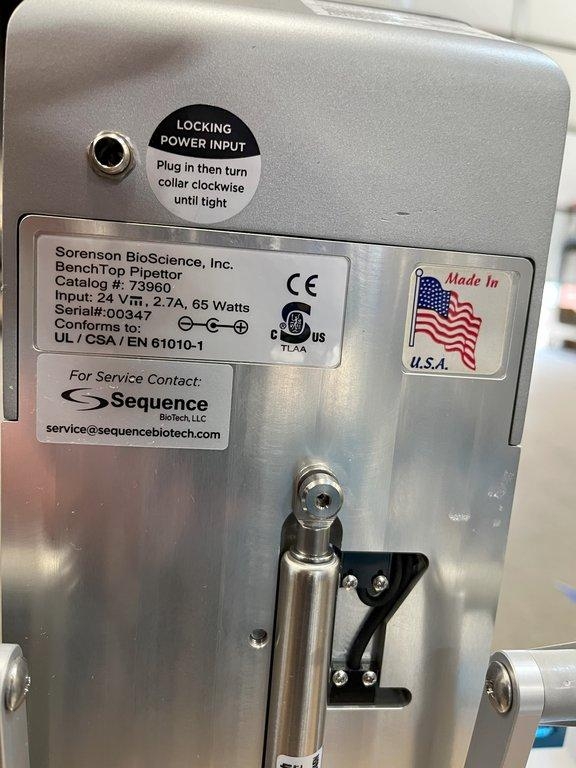 Sorenson Benchtop Pipettor Semi-Automated 250/96 μL Good Condition