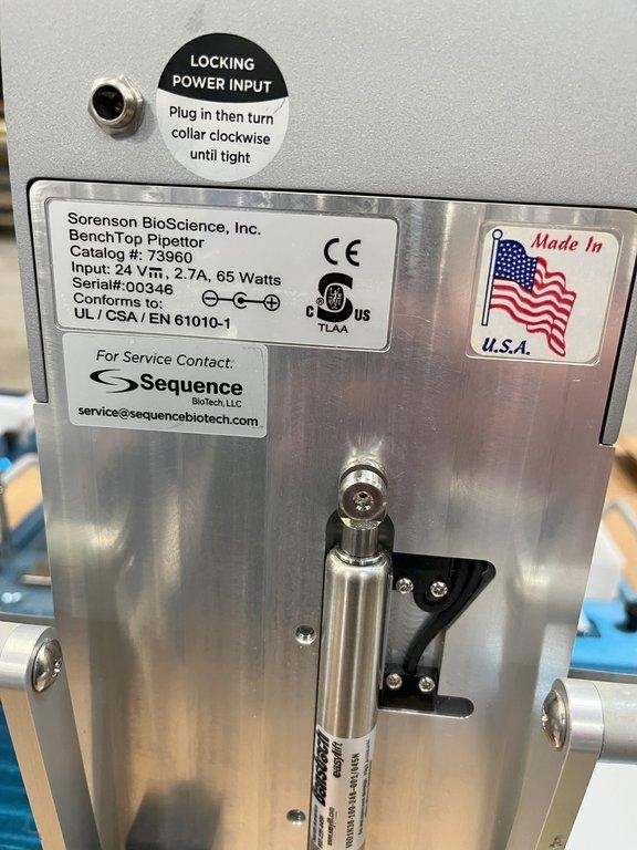 Sorenson Benchtop Pipettor Semi Automated 250μL Volume Good Condition US