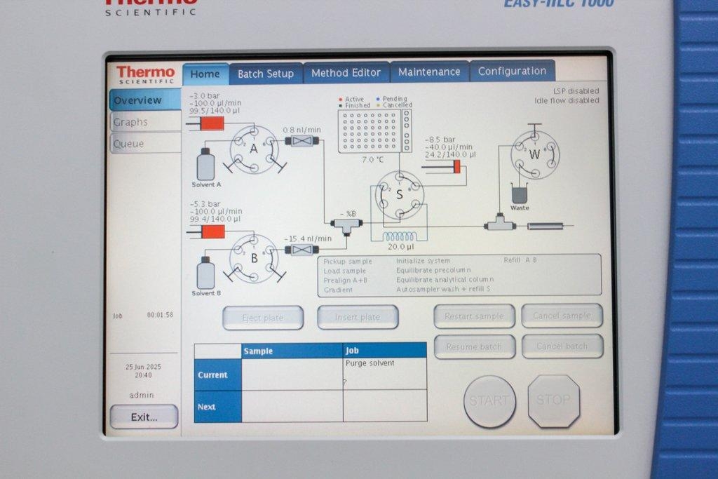Thermo Easy-nLC 1000 HPLC System nanoLC Binary Gradient 100-240V Power Cord Incl
