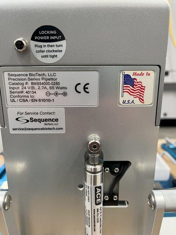 Sequence Biotech Precision Series Pipettor 250ul Pipettor No Computer Included