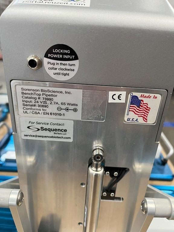 Sorenson Benchtop Pipettor Semi-Automated Liquid Handling 20ul Capacity